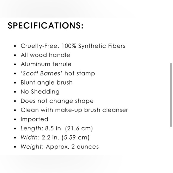 🌴 Scott Barnes Body Brush 69 - NEW IN PACKAGING - Picture 3 of 7